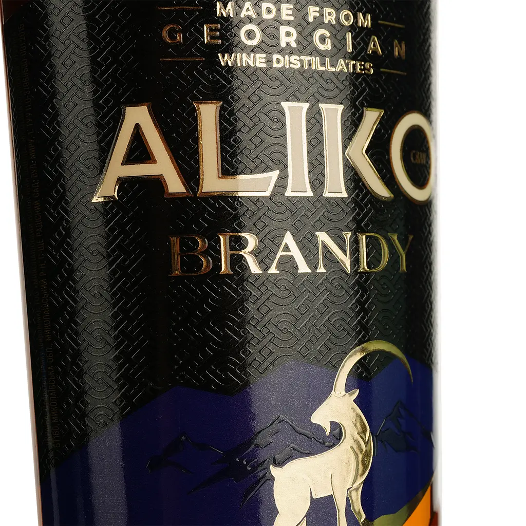 Бренді ординарний Aliko C&W 36% 0.25 л - фото 3