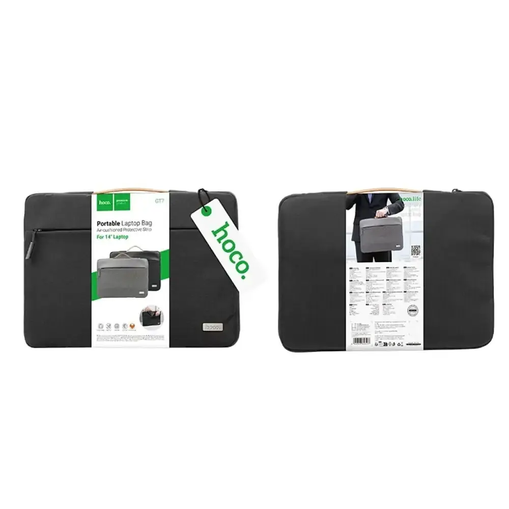 Сумка Hoco GT7 Extraordinary Series Laptop Bag 14 Black - фото 2
