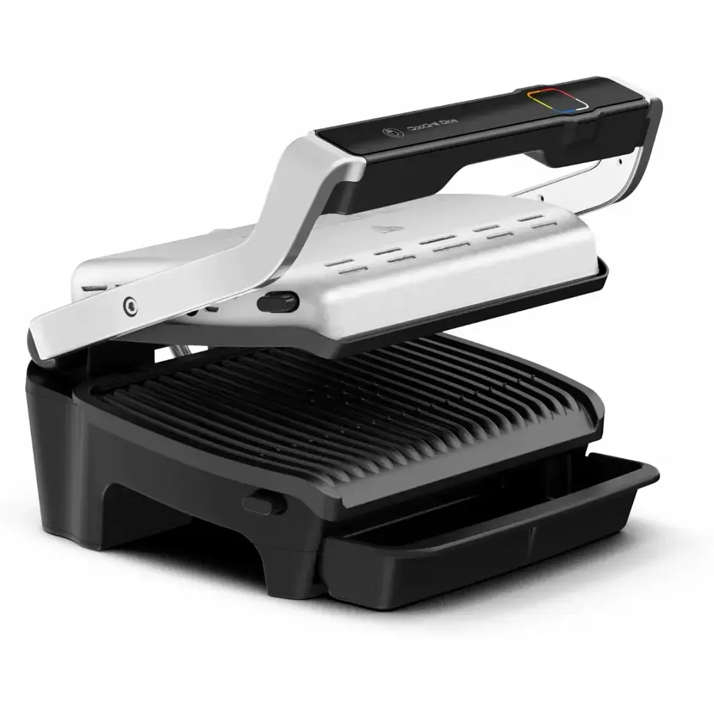 Гриль Tefal прижимной OptiGrill Elite 2000 Вт температурных режимов 15 съемные пластины металл (GC750D30) - фото 3