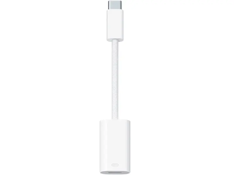 Адаптер Apple USB-C to Lightning Adapter White (MUQX3)
