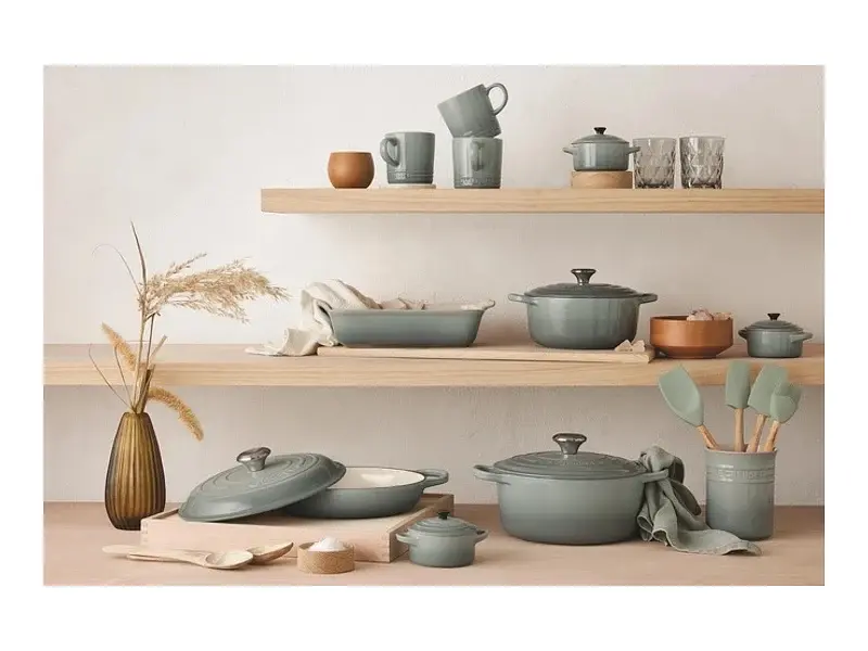 Сковорода звичайна Le Creuset Signature 28 см Sea Salt (20258287170422) - фото 5