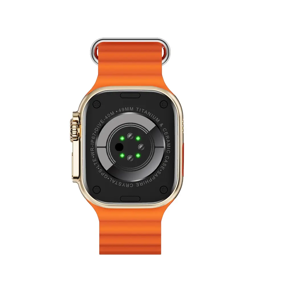 Смарт-годинник W&amp;O X10 Ultra 3 49mm. 300 mAh. IP67 Gold - фото 7