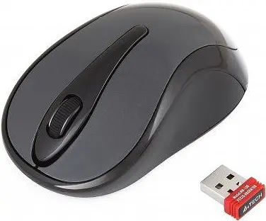 Миша A4Tech G3-280A Wireless grey - фото 2