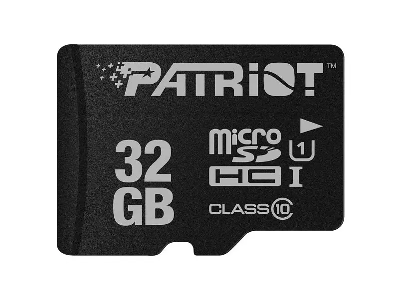 Карта пам'яті Patriot microSDHC class 10 + SD Adapter 32 GB (PSF32GMCSDHC10)