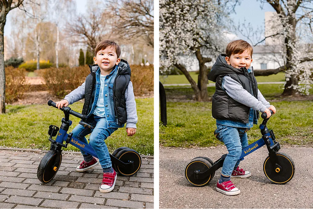 Дитячий велосипед Kidwell Pico 3 в 1 flower (5901130090402) - фото 15