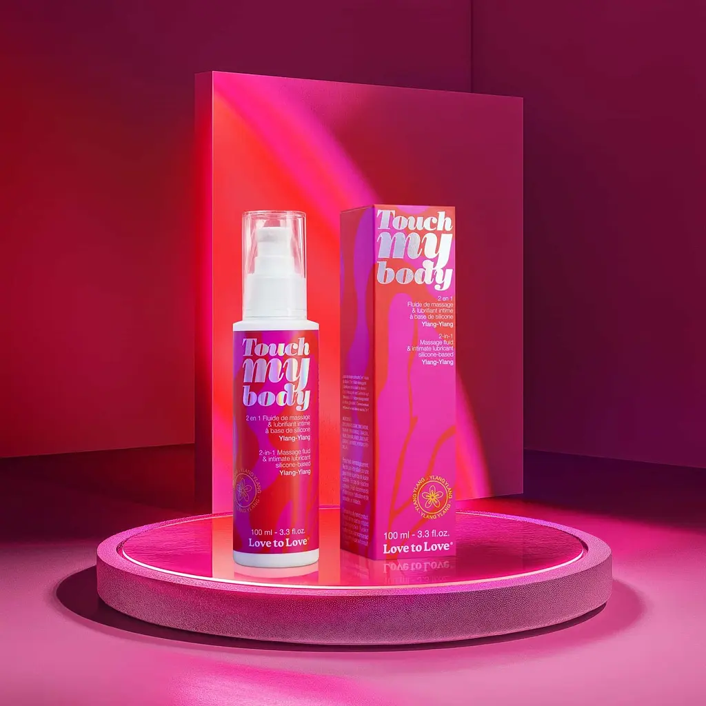 Масажний гель і змазка 2в1 Love To Love TOUCH MY BODY Ylang-Ylang (100 мл) зволожувальний - фото 2