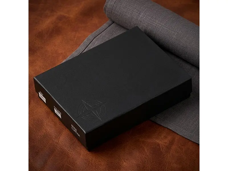 Чоловічий портмоне натуральна шкіра Cortina 5014 nero Чорне 12,5x9,5 см TONY PEROTTI acs0032473 - фото 8