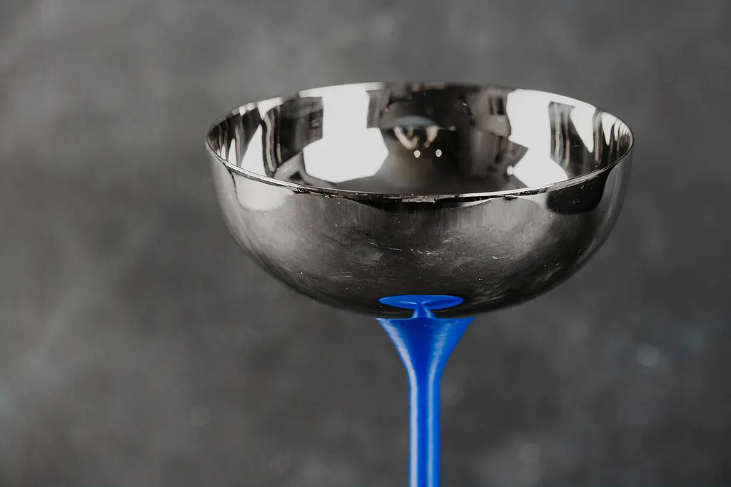 Келих Silver Cocktail Glass With Colorful Stem 200 мл  - фото 4