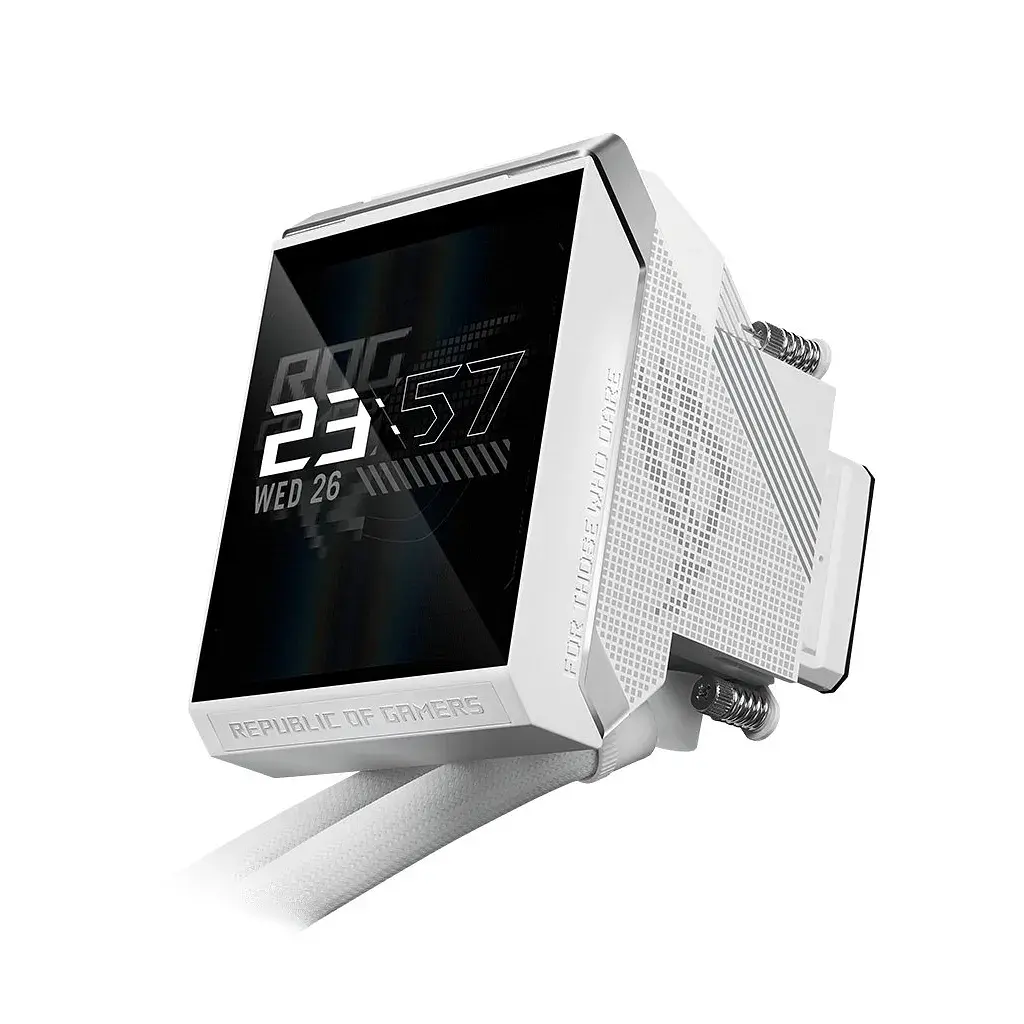 Система рідинного охолодження ASUS ROG Strix LC IV 360 ARGB LCD White (90RC01M2-B0EAY0) - фото 5