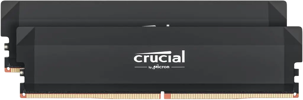Оперативна пам'ять Crucial 32GB (2x16GB) DDR5 6400MHz Pro Black (CP2K16G64C38U5B) - фото 2