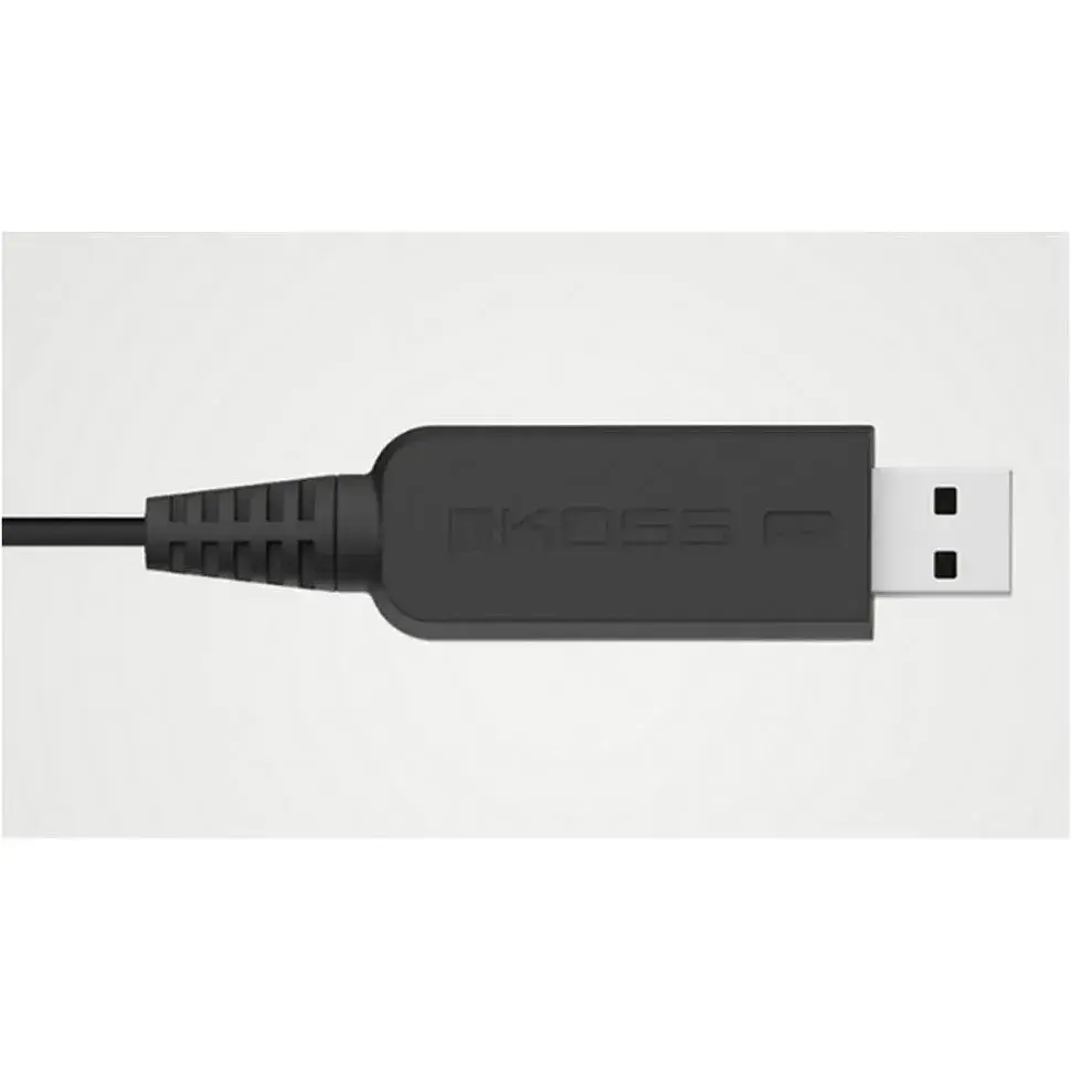 Навушники з мікрофоном Koss CS300 USB Black (194283.101) - фото 7