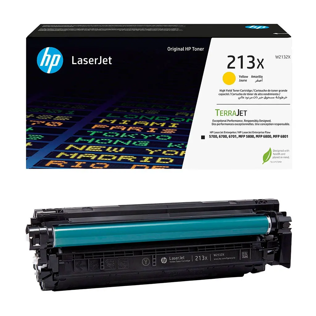 Картридж HP CLJ 213X Yellow 6K (W2132X)