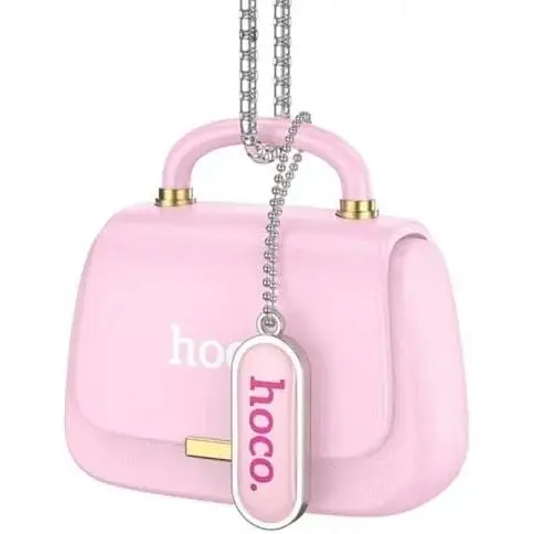 Бездротові навушники Hoco DES35 Dawn Handbag у вигляді рожеві сумки 6942007613132 - фото 3