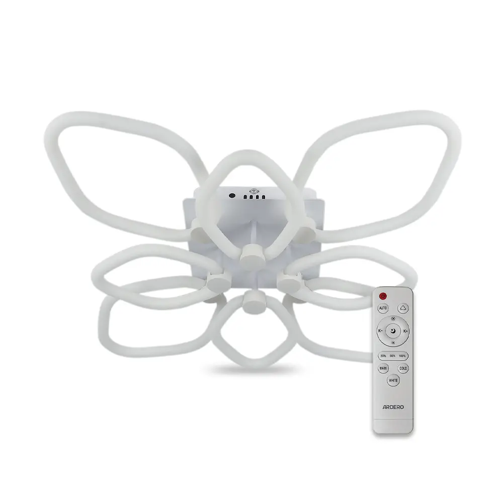 Светодиодная накладная люстра Ardero AL6138-1ARD FELICITY 95Вт белый - фото 2