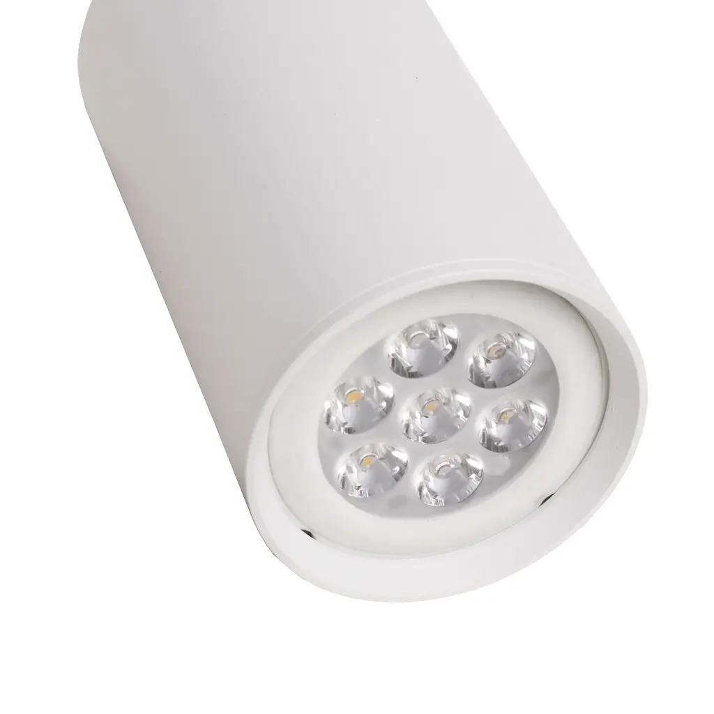 Люстра подвесная Brille тубус GU10 WH (AL-729/1) - фото 4