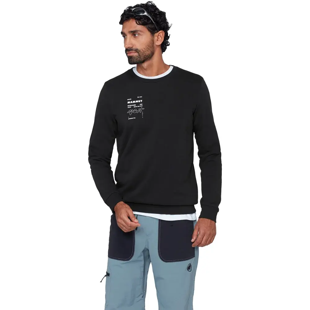 Світшот Mammut Core ML Crew Neck Vert M L black - фото 2