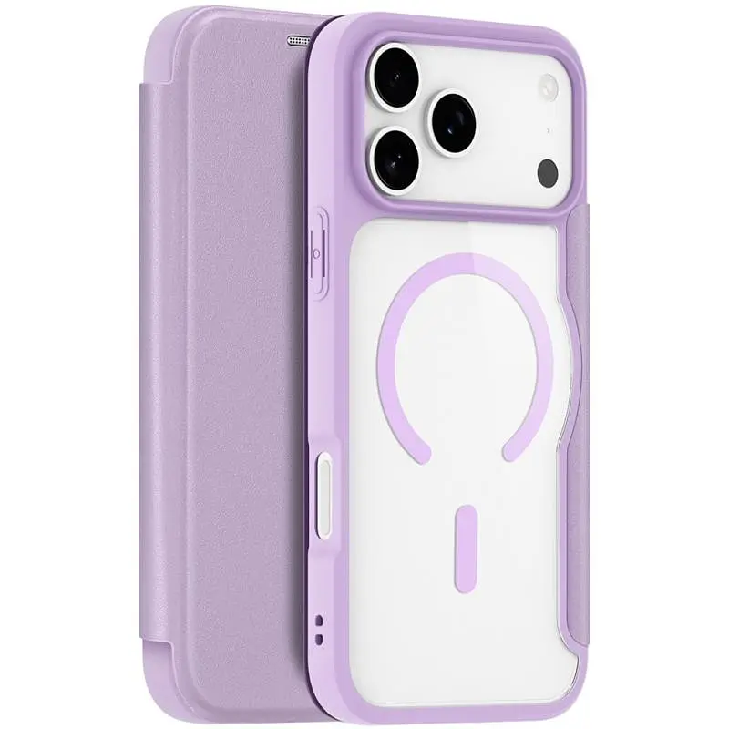 Чохол-книжка Dux Ducis Skin X Pro with MagSafe для Apple iPhone 17 Pro Max 6.9" Purple - фото 2
