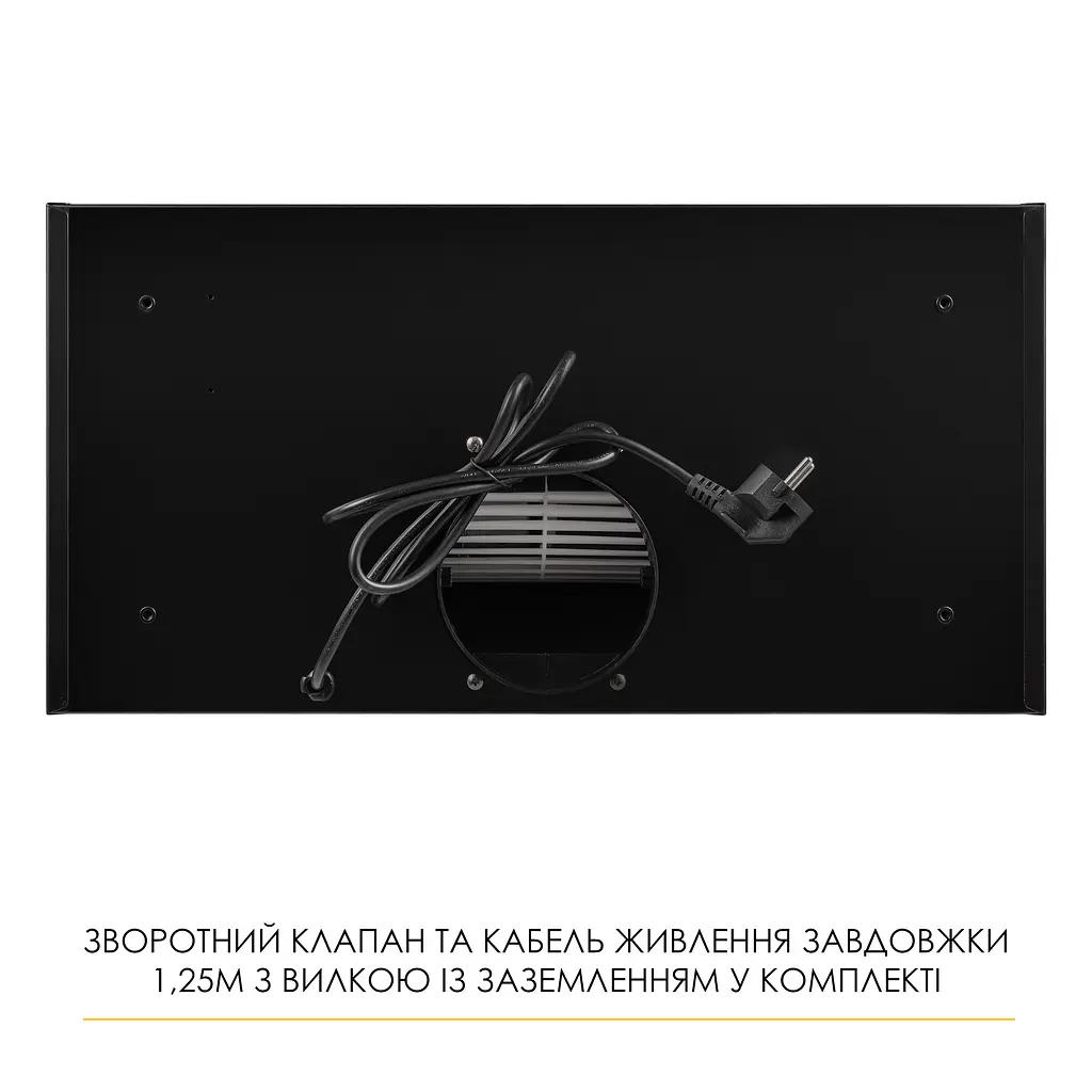 Витяжка повновбудована WEILOR LUMINA WBG 65 BLACK MATTE - фото 13
