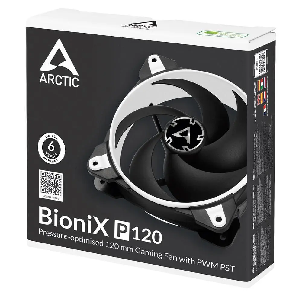 Корпусний вентилятор 120 мм Arctic BioniX P120 ACFAN00116A White/Black - фото 4