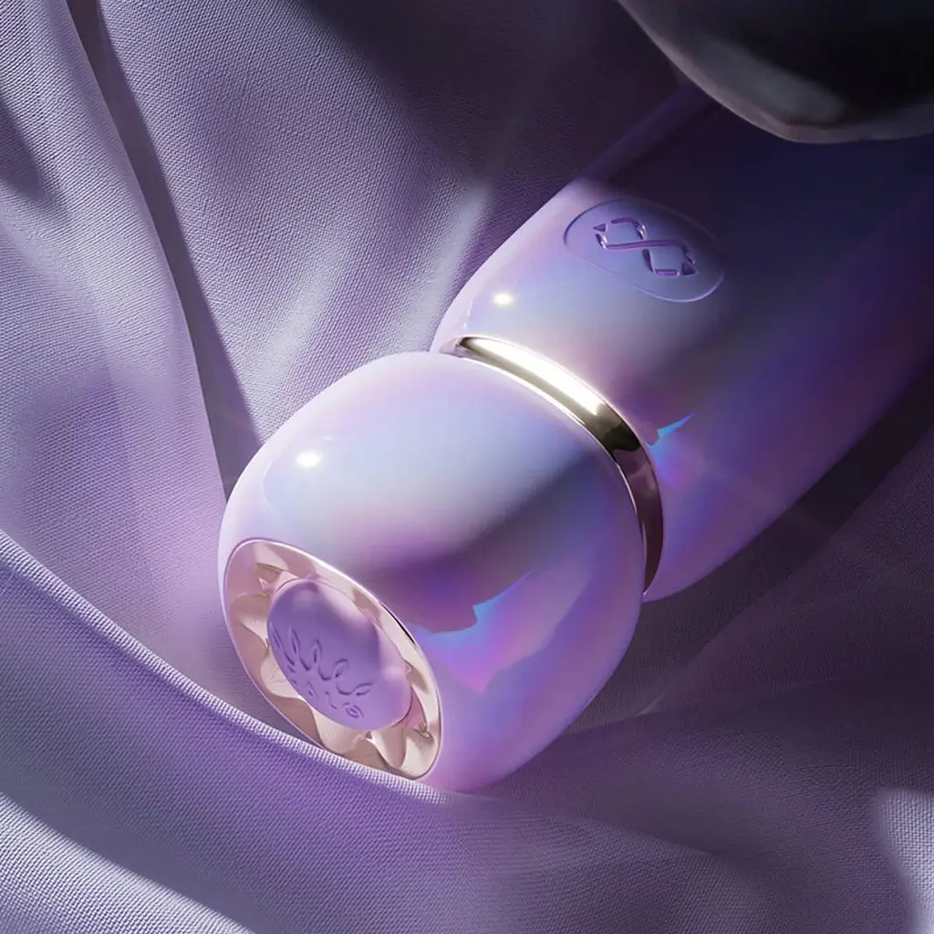 Вакуумный стимулятор клитора Zalo Lia Floral фиолетовый - фото 10