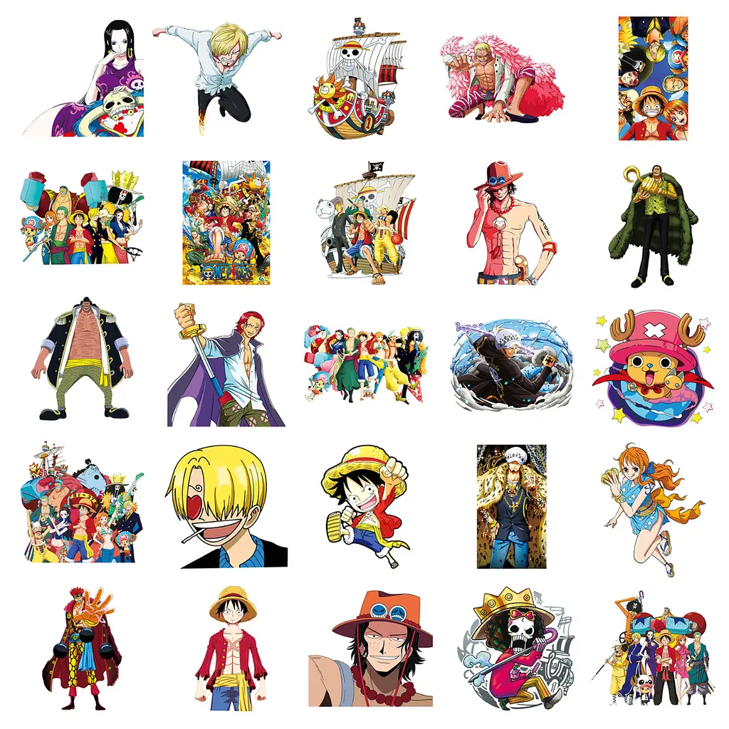 Стікерпак Ван Піс Набір наклейок GeekLand One Piece 50 штук - фото 3