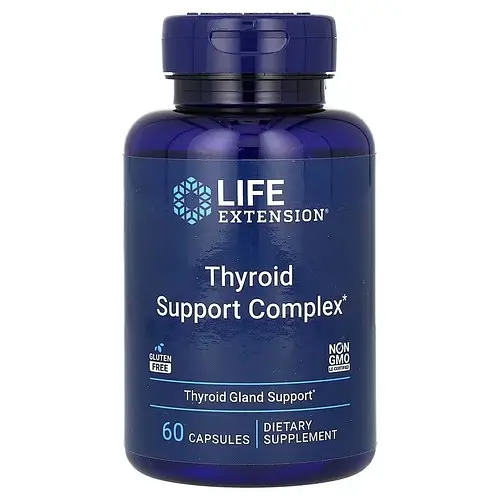 Комплексы для поддержки щитовидки Thyroid Support Complex 60 Capsules Life Extension vit0005607