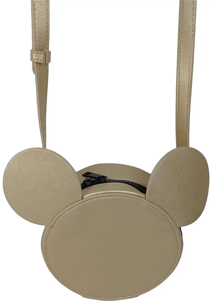 Сумка дитяча C&A Mickey Mouse з екошкіри для дівчинки 17х17 см Золотистий - фото 4