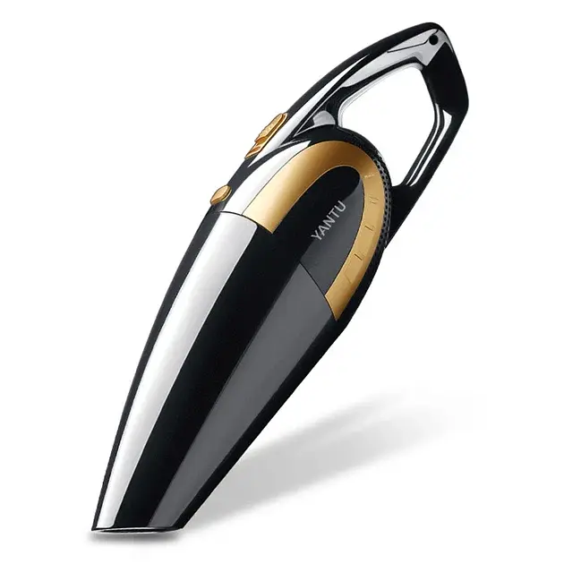 Автомобільний пилосос YANTU E03 Black + Gold 80 Вт НЕРА фільтр