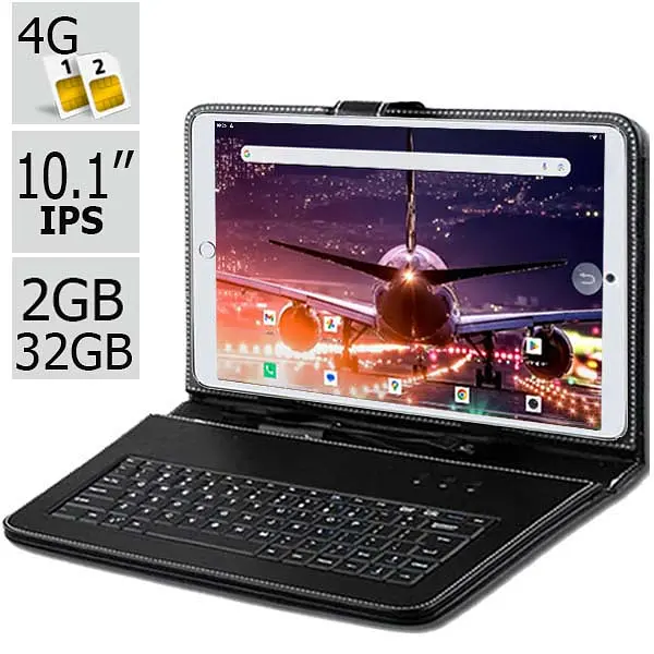 Планшет-телефон Adronix MTPad116 LTE 2/32 Pink + Чехол-клавиатура - фото 2