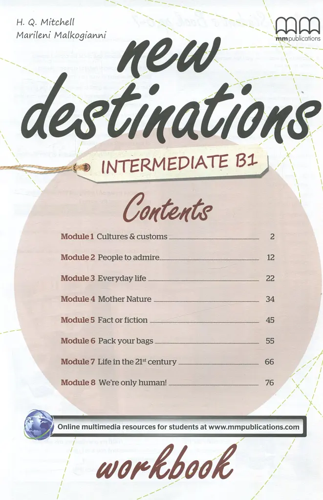 New Destinations. Intermediate B1. Workbook with QR code - Марілені Малкогіані - фото 2