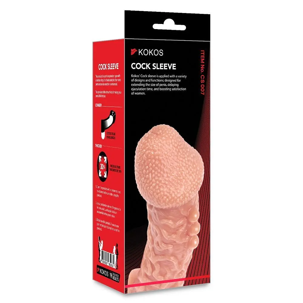 Насадка на член Kokos Cock Sleeve CS 007, S - фото 9