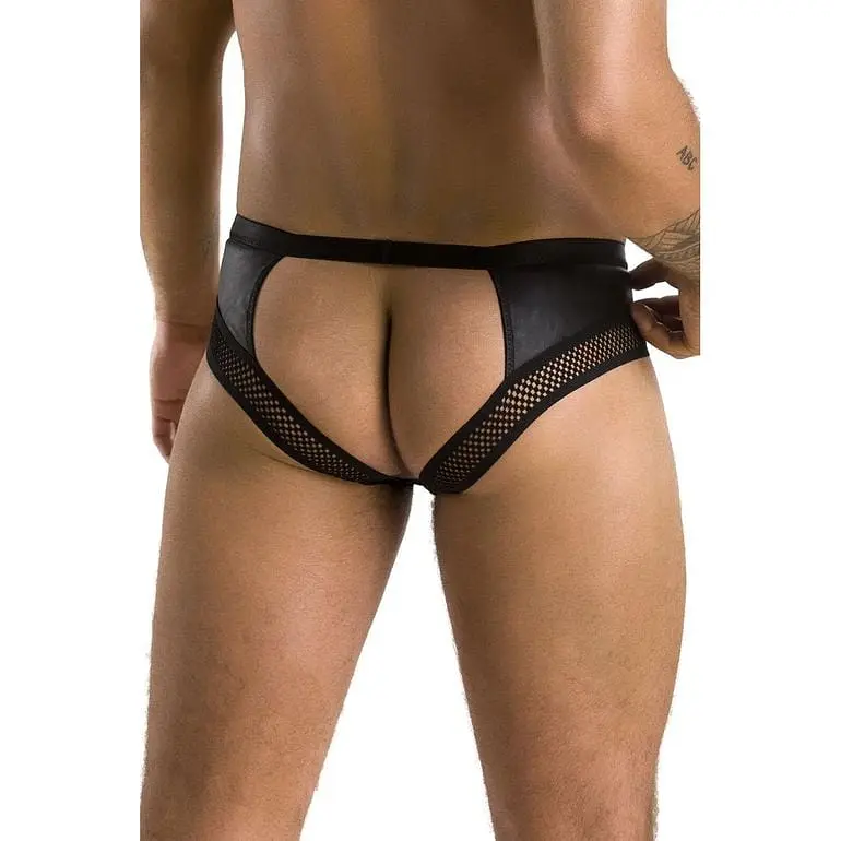 Трусы мужские Passion 030 Slip Open Tom black L/XL - фото 2