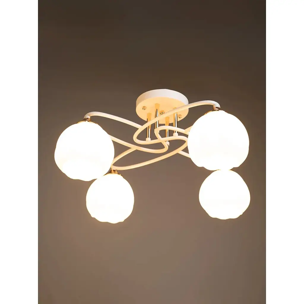 Люстра Brille LK-736C/4 E27 WH+FG - фото 3