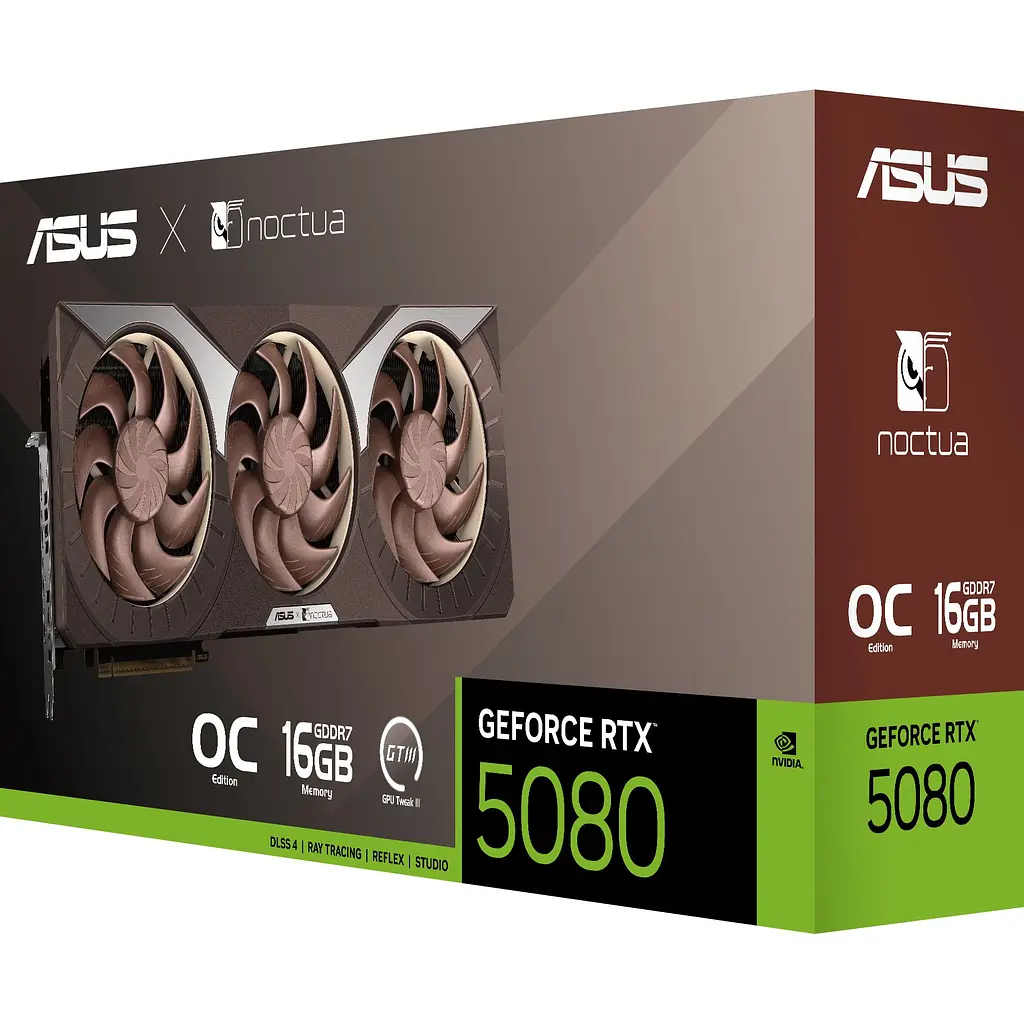 Видеокарта Asus GeForce RTX 5080 Noctua OC 16GB [RTX5080-O16G-NOCTUA] UA [148268] - фото 21