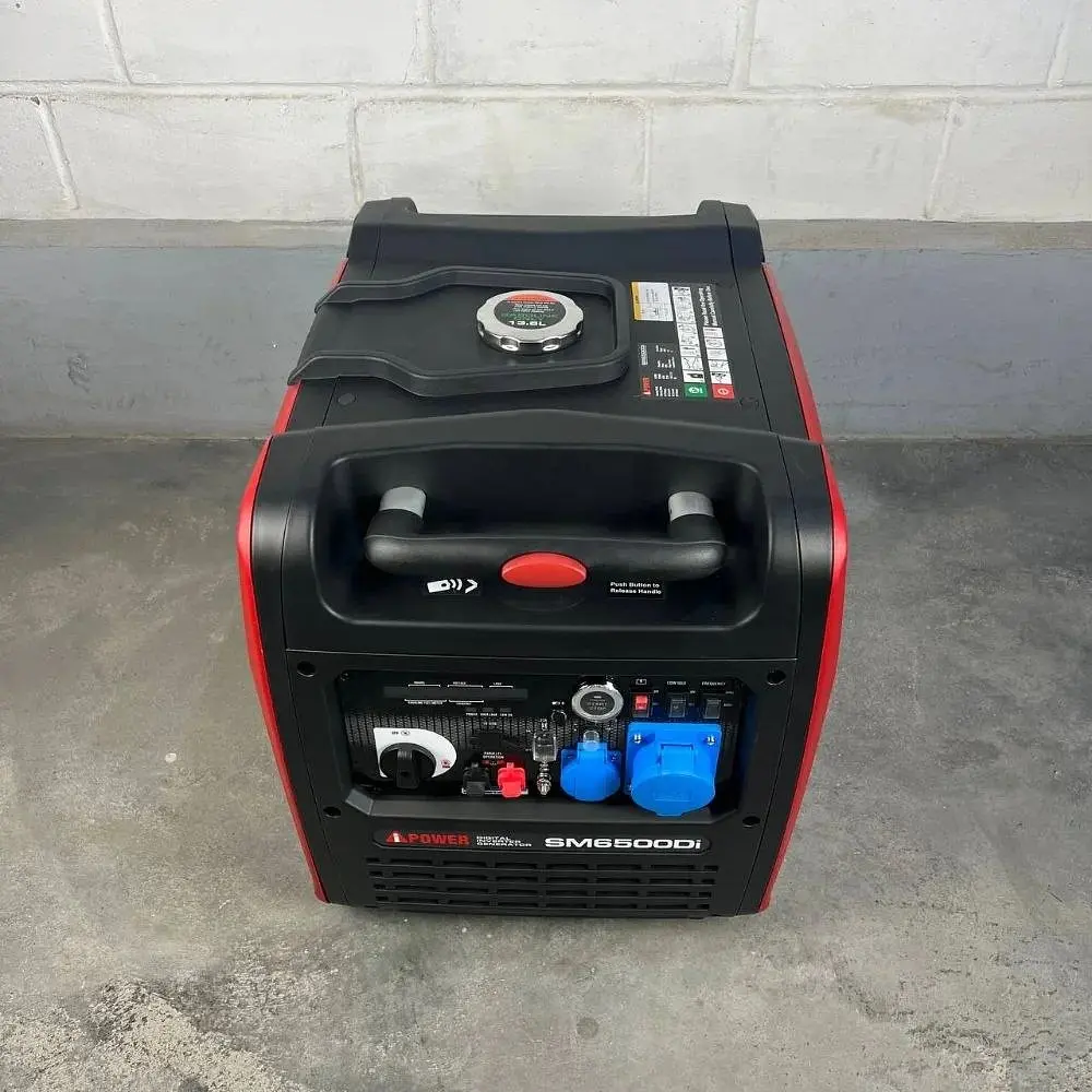 Генератор інверторний iPOWER SM6500Di (5.5-6.5 кВт) бензиновий з Електростартером, Пультом ДК, Колесами АйПауер - фото 7