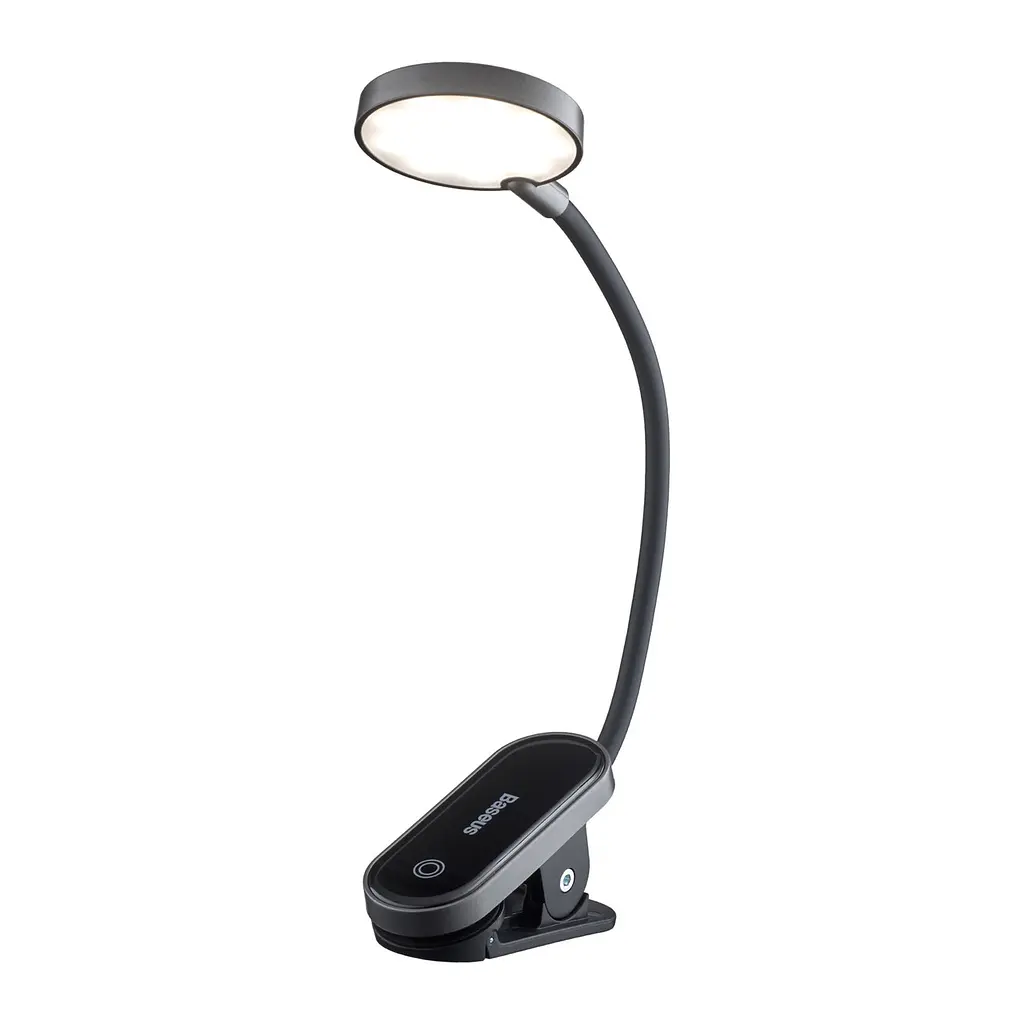 Настільна лампа Baseus Comfort Reading Mini Clip Lamp Темно-сірий