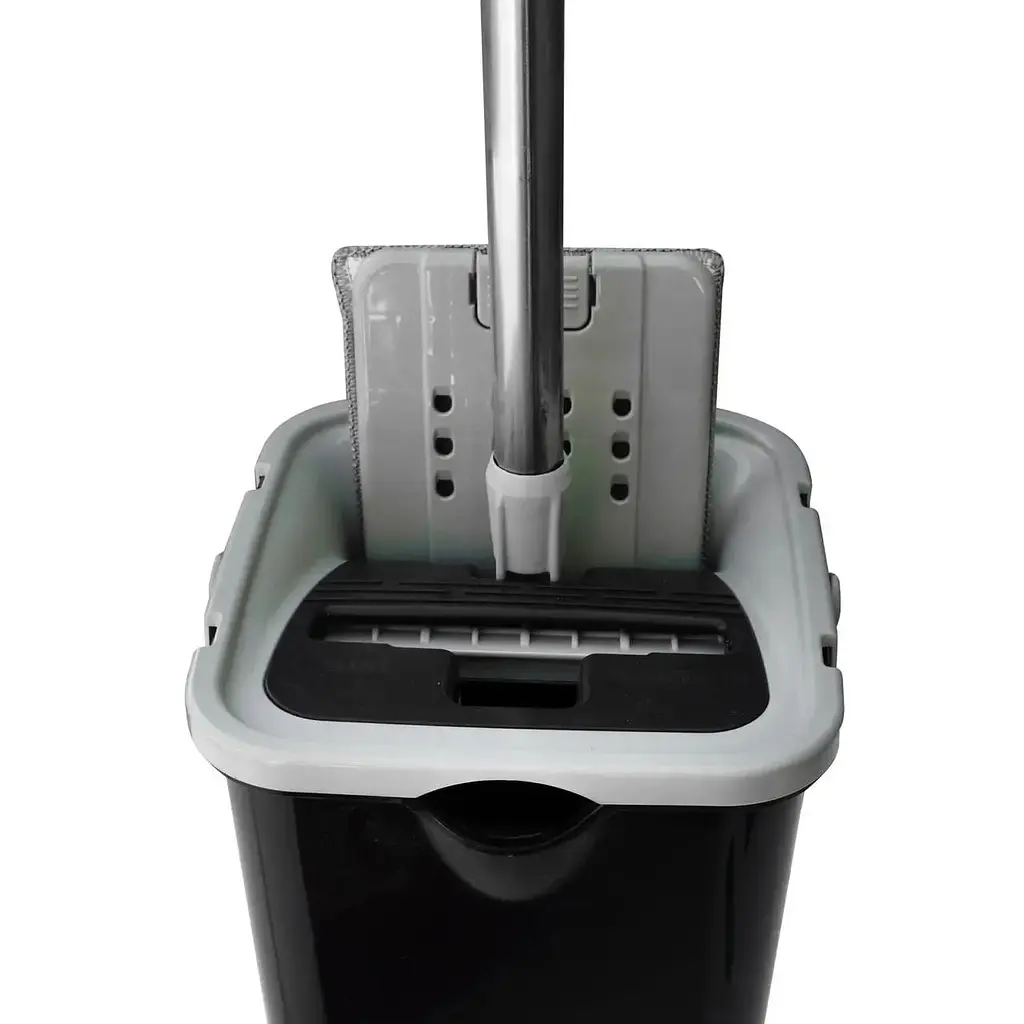 Набор для уборки Zambak Plastik SMART Cleaner ведро и швабра 8 л черный (ZP-331) - фото 4