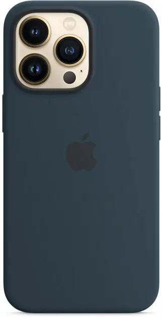 Чохол Silicone Case з MagSafe для Apple iPhone 13 Pro (6.1) Abyss Blue ААА [72334] - фото 5