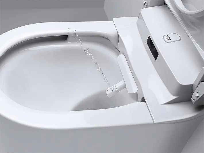 Унитаз-биде подвесной с ионизацией воздуха Grohe Sensia Arena 39354SH1, Белый - фото 8