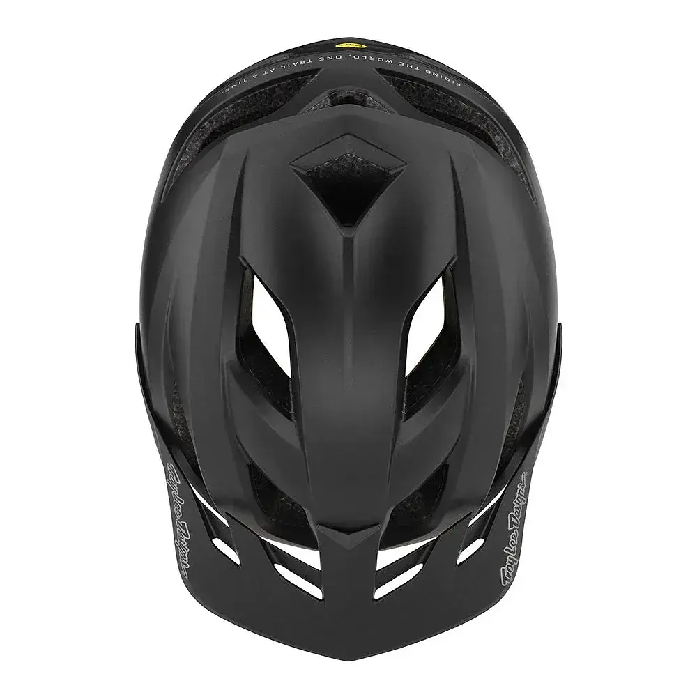 Велошолом Troy Lee Designs Youth Flowline Helmet Point Black One size (1106-113540000) - фото 4