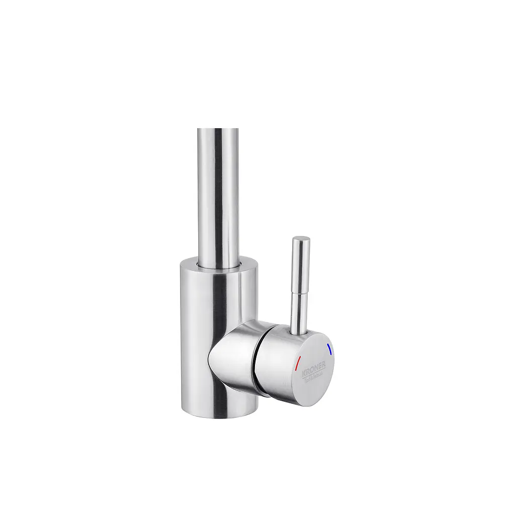 Смеситель для раковины Kroner KRP Edelstahl Klassisch - ESG011 CV022999 Хром матовый - фото 5