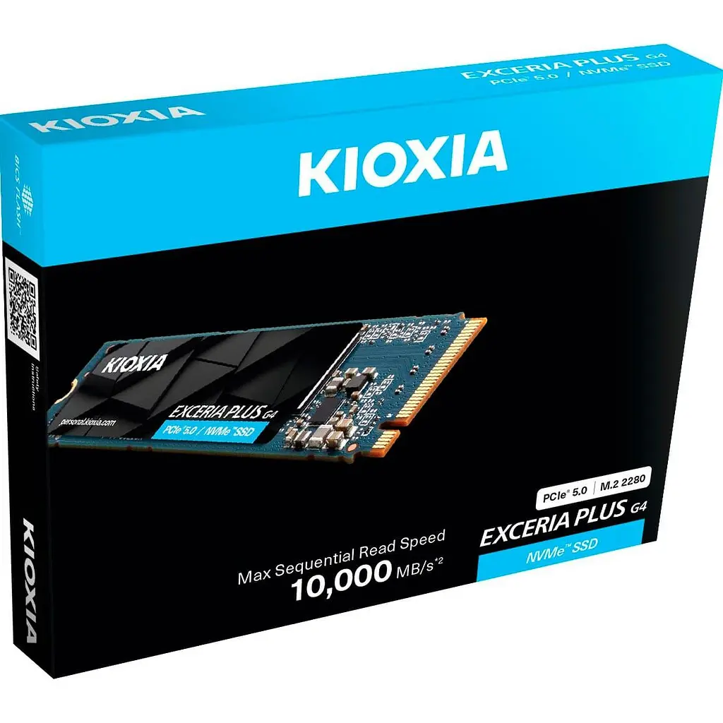 Накопитель SSD Kioxia m.2 NVMe 1TB Exceria Plus PCIe 4.0 x4 TLC (LVD10Z001TG8) - фото 4