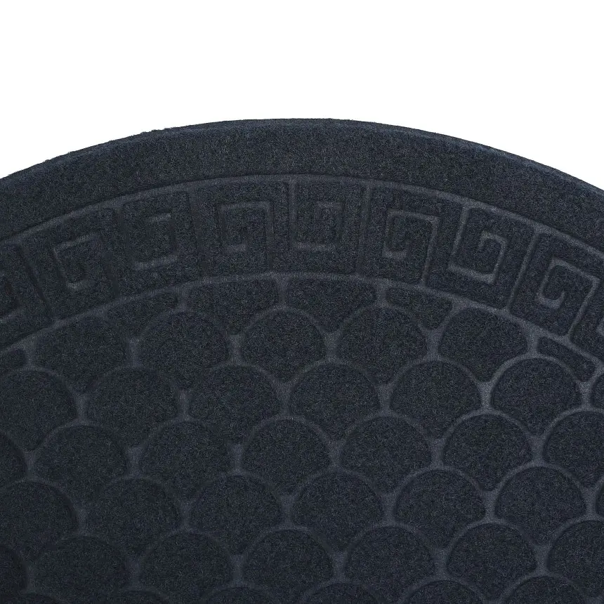 Килимок придверний Eco Fabric Луска півколо без кромки синій 40 х 60 см (4060-020) - фото 8