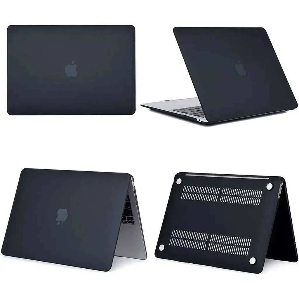 Пластиковая накладка (верх и низ) HardShell Matte Case для Apple MacBook Air 13` A1932/A2179/A2337 (2018-2020) Black [148844] - фото 5