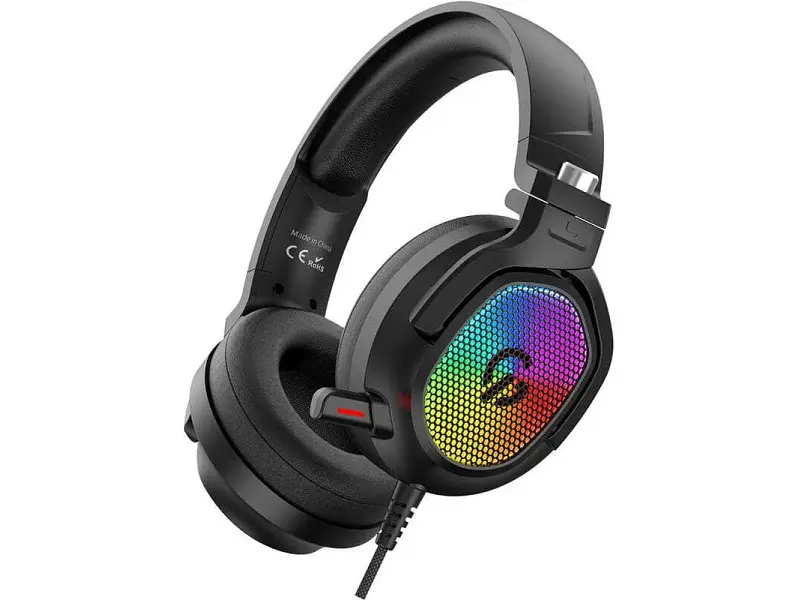 Навушники GamePro HS1300 RGB Black - фото 3
