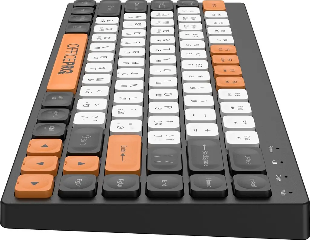 Клавіатура бездротова OfficePro SK955B Bluetooth Чорний - фото 5