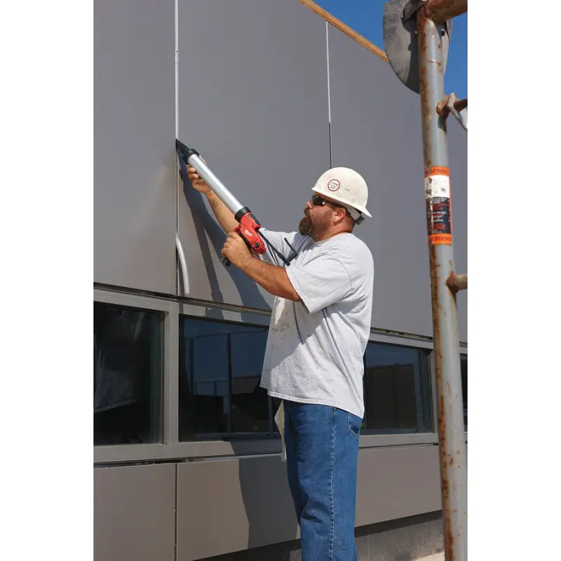 Пістолет для герметиків акумуляторний MILWAUKEE, M12 PCG/400A-201B, 400мл (зарядний пристрій, 1 акумулятор М12 В2 2Ач, алюмінієв - фото 5