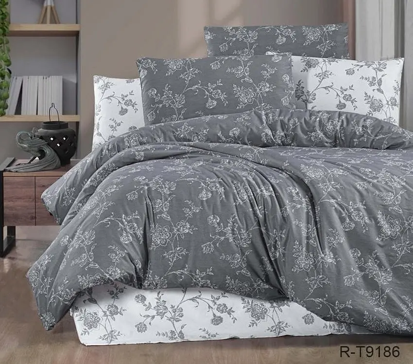 Комплект постільної білизни з компаньйоном (R-T9186) Євро TAG tekstil pbe0036611