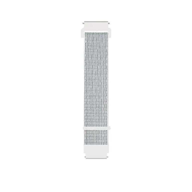 Ремінець BeCover Nylon Style для Xiaomi Amazfit Bip/Bip Lite/Bip S Lite/GTR 42mm/GTS/TicWatch S2/TicWatch E White (705830) - фото 2