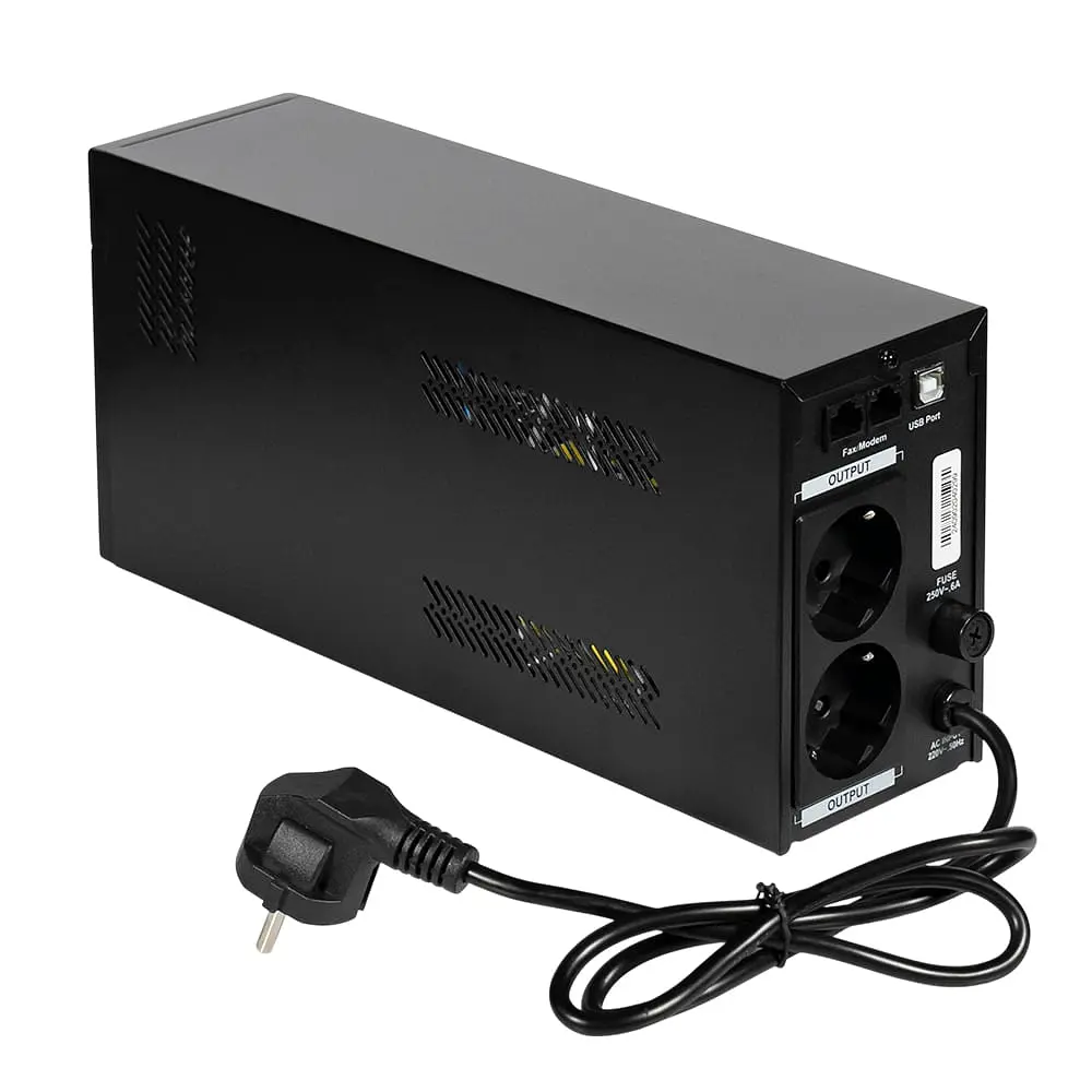 Джерело безперебійного живлення Kraft KRF-1200VA/720W(LED)LiFePO4 UPS (42-00166) - фото 5